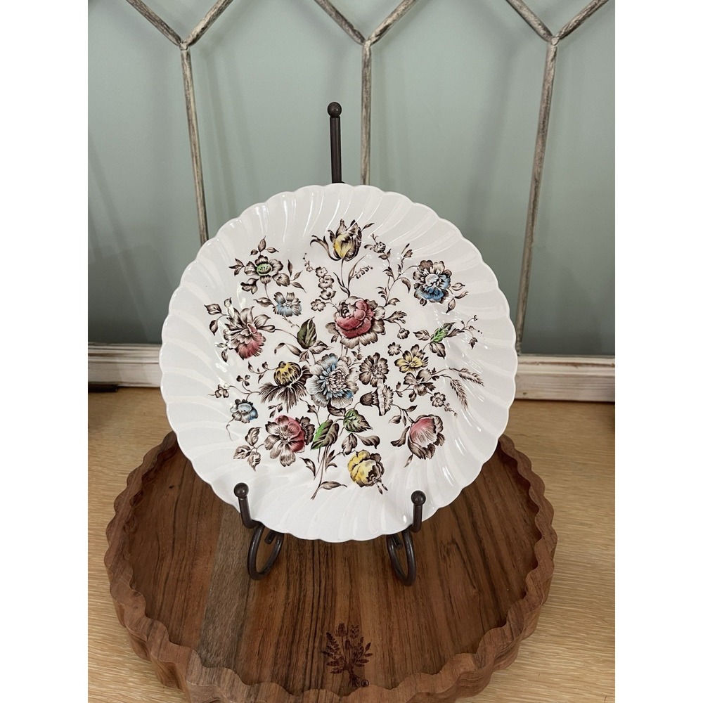 Vintage Johnson Brothers Staffordshire Bouquet IRONSONE Salad Plate GRAZING
